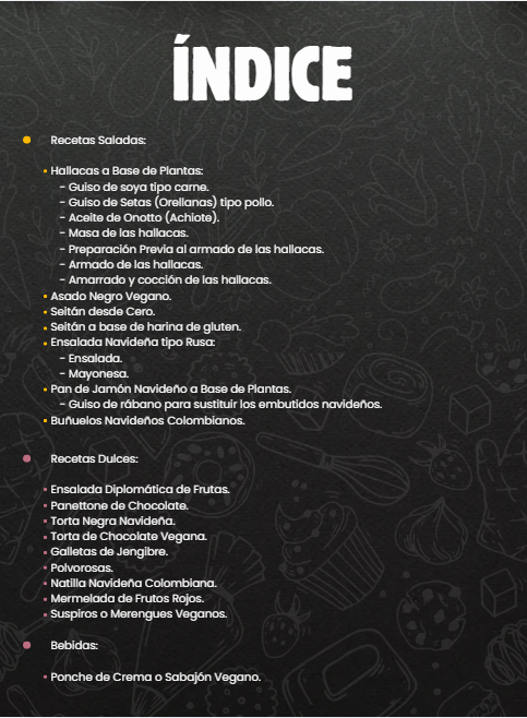 Recetario Navideño